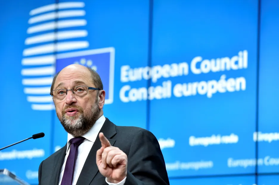 Šéf europarlamentu Martin Schulz