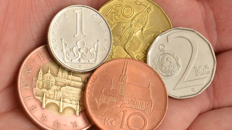 České mince