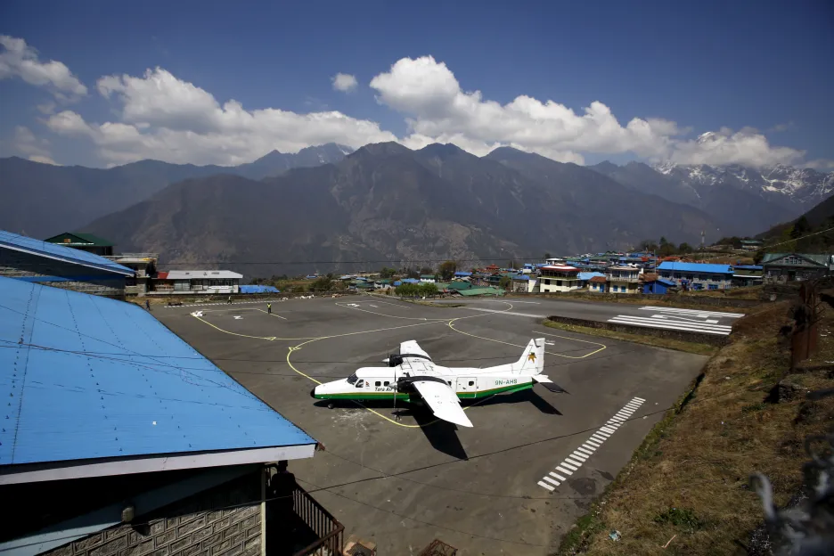 Letoun společnosti Tara Air v Nepálu