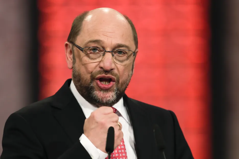 Předseda SPD Martin Schulz 