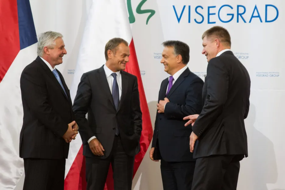 Premiéři zemí Visegrádské čtyřky