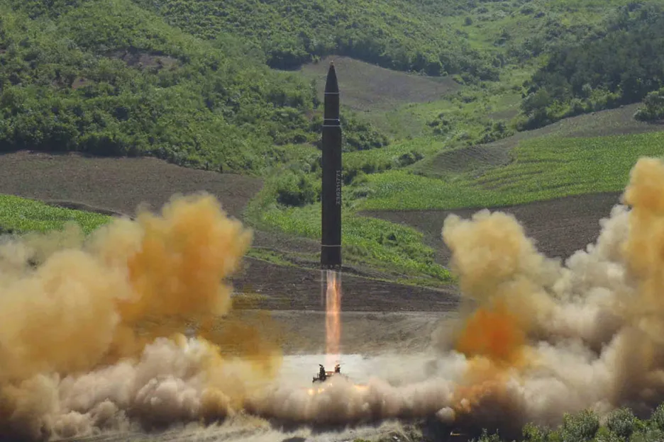 Severokorejská mezikontinentální raketa
