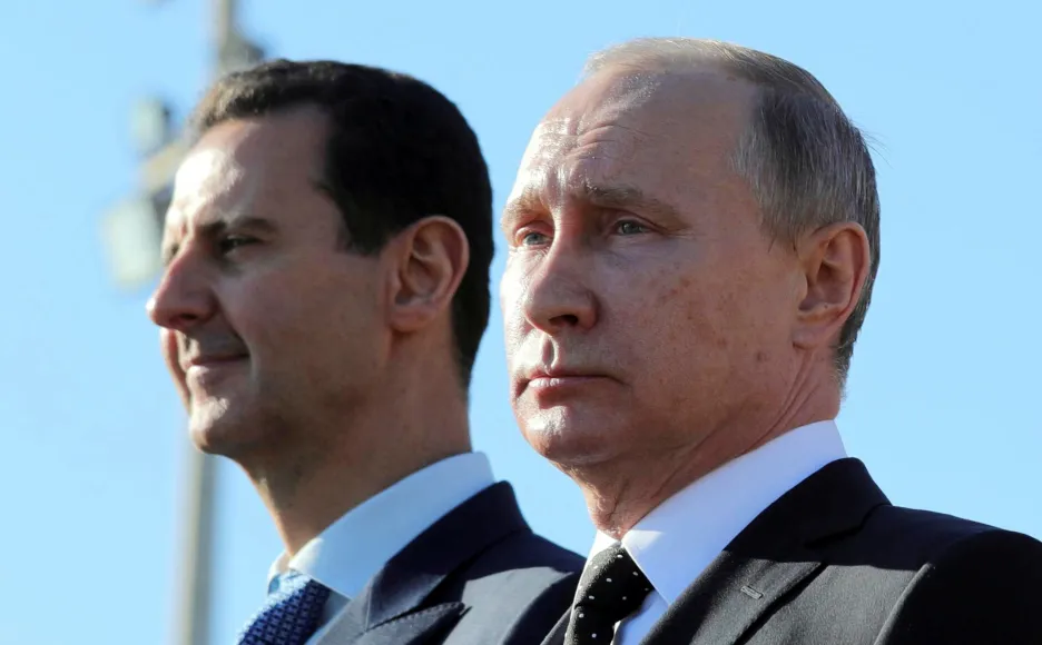 Syrský prezident Bašár Asad a ruský prezident Vladimir Putin