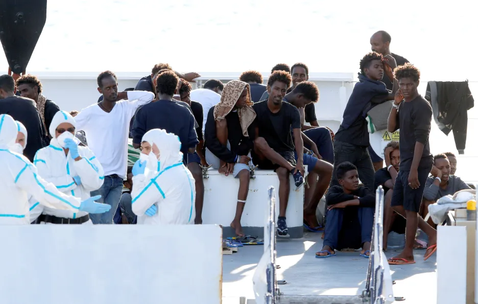 Migranti na lodi Diciotti