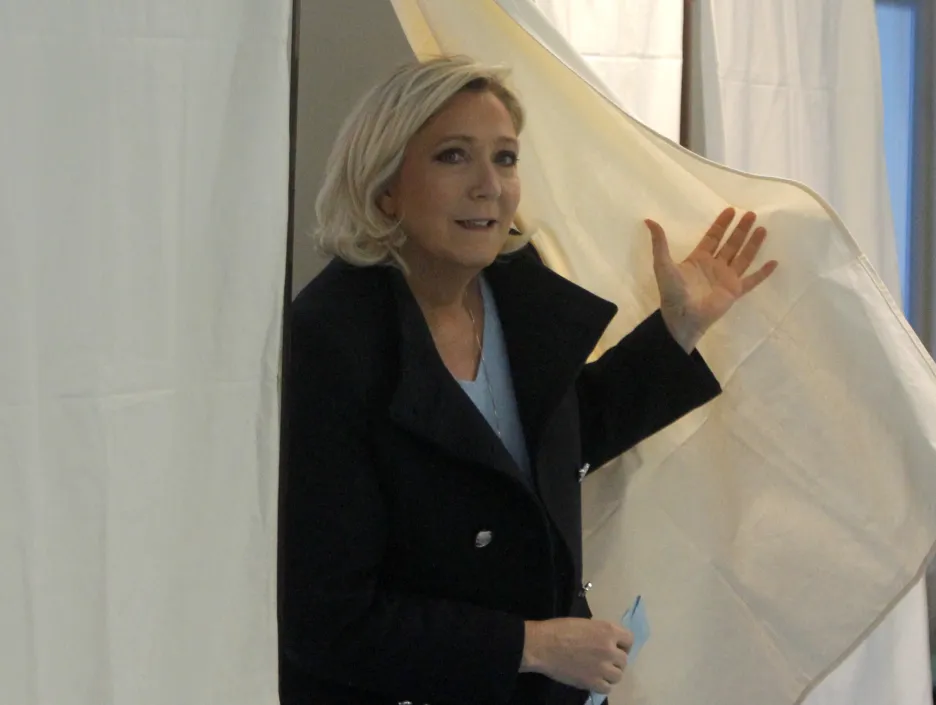 Marine Le Penová u voleb