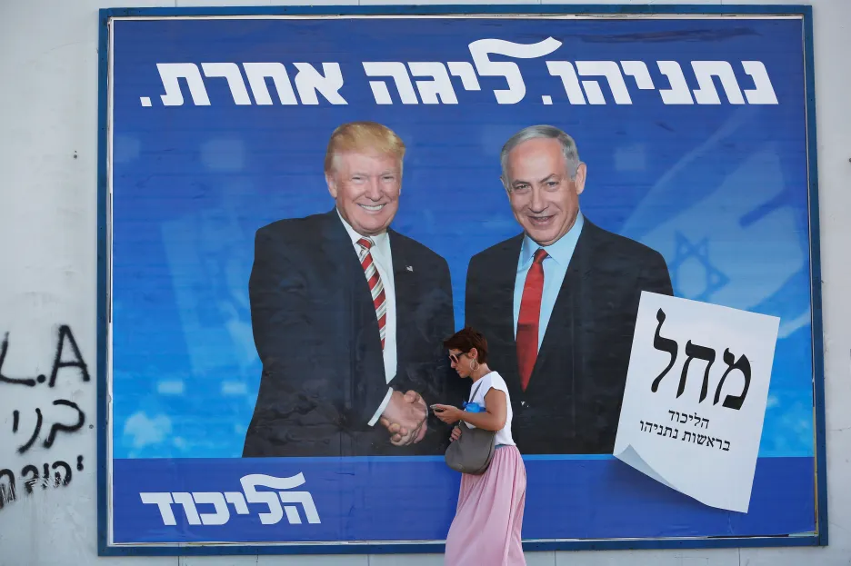 Netanjahuova předvolební kampaň