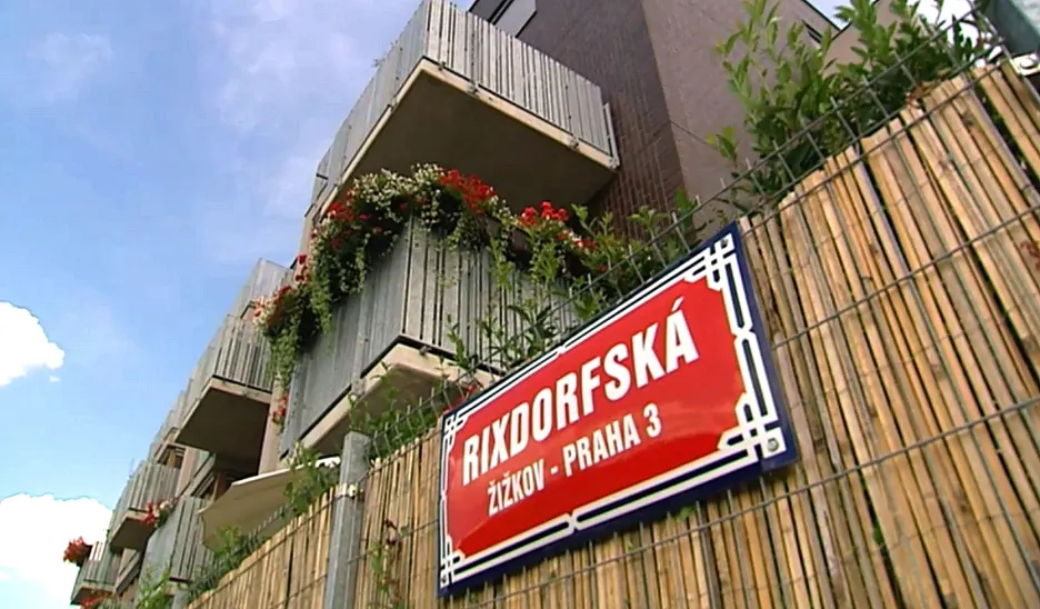 Bytová zástavba na pozemcích, které žádala Emilie Bednářová