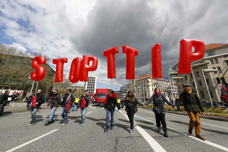 V Hannoveru se protestovalo proti TTIP