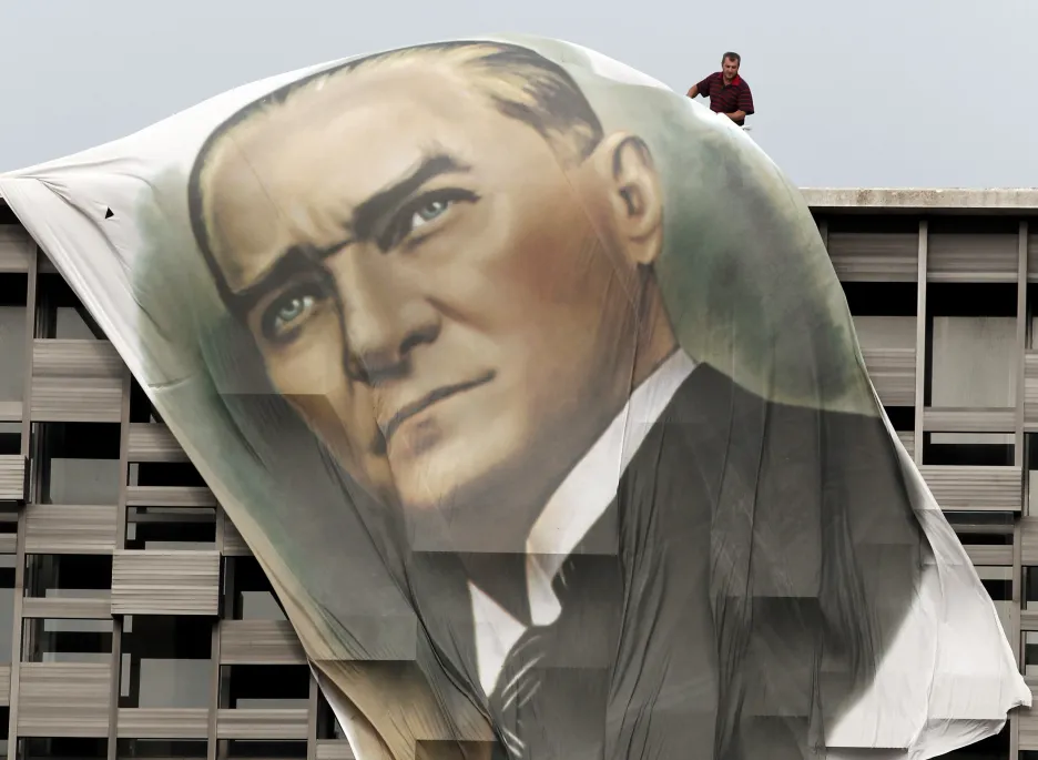 Portrét Mustafy Kemala Atatürka