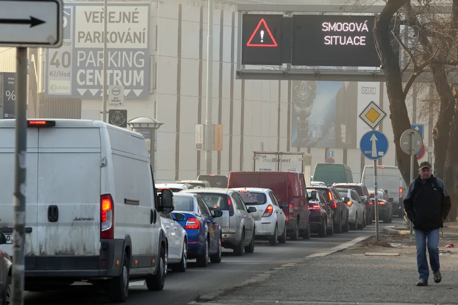 Smogová situace a doprava v Praze