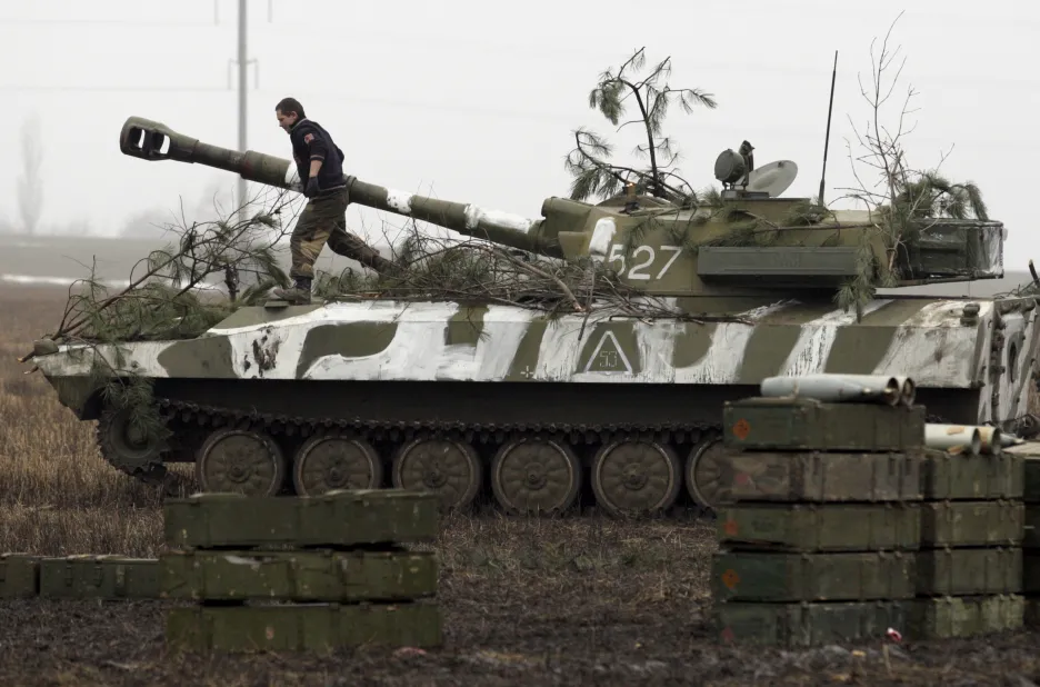 Tank donbasských separatistů