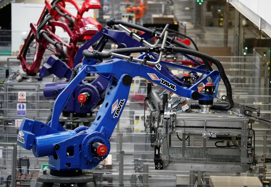 Robotizace výroby v Británii