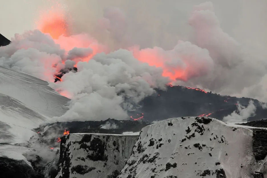 Erupce sopky na Islandu v roce 2010