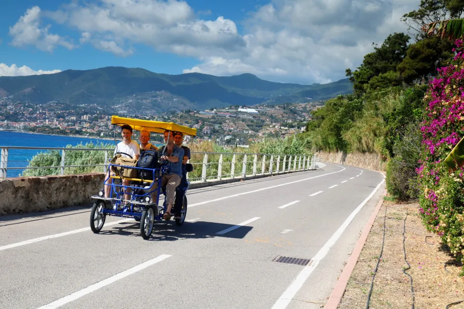 Na kole po výjimečné italské cyklostezce Pista Ciclabile del Ponente Ligure