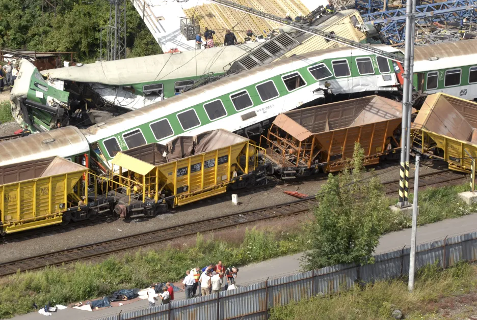 Vlakové neštěstí ve Studénce v roce 2008