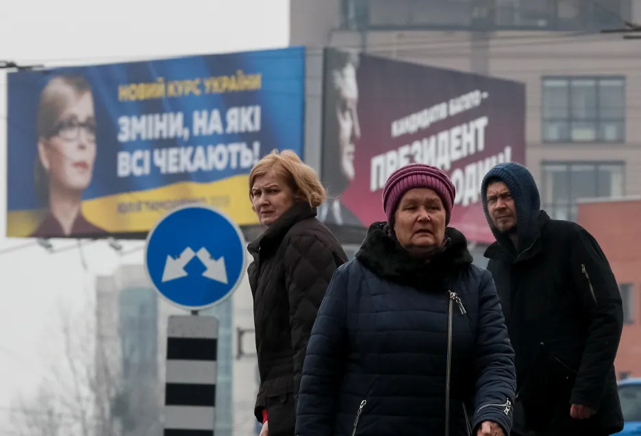 Předvolební kampaň na Ukrajině
