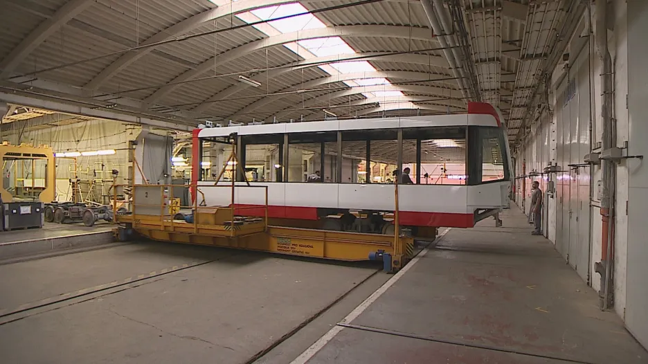 Stavba nových tramvají pro Brno
