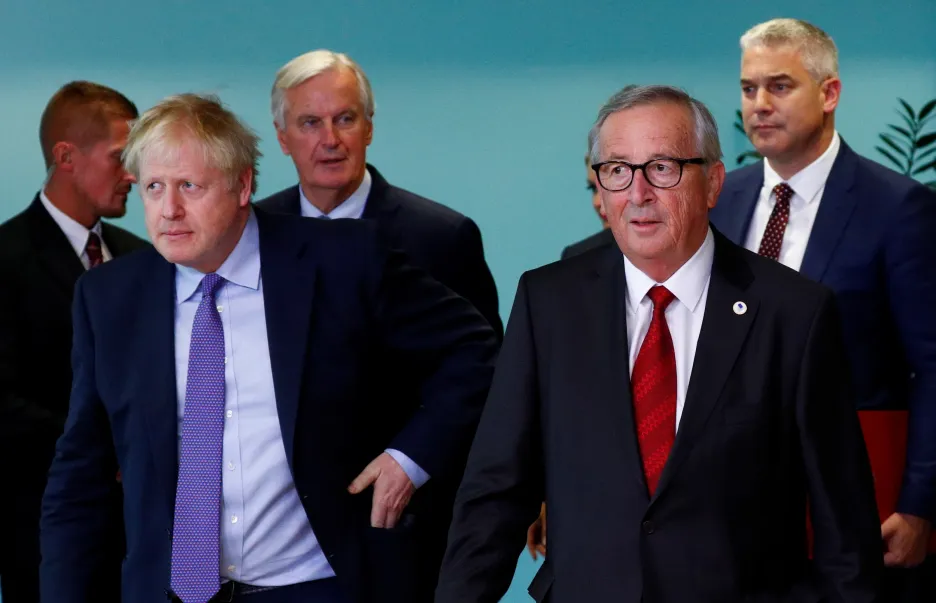 Boris Johnson a Jean-Claude Juncker