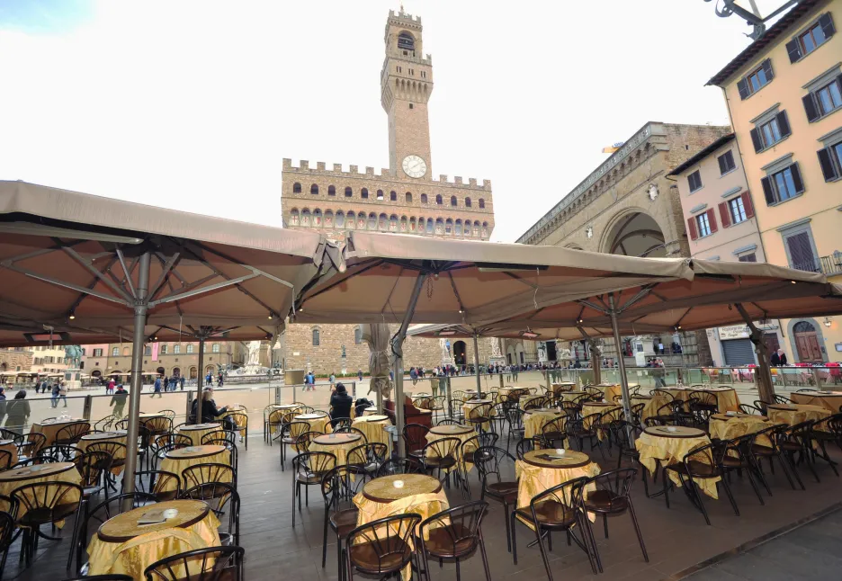 Centrum Florencie je kvůli koronaviru prázdné