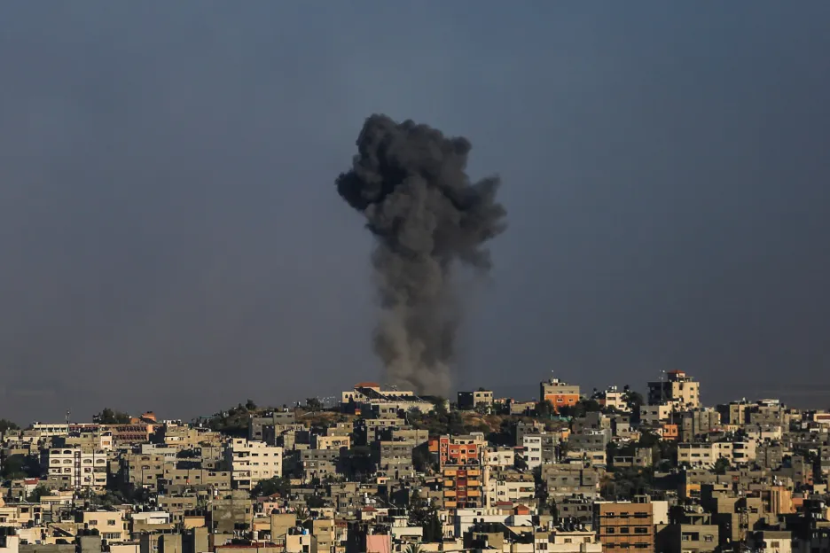 Výbuch v Pásmu Gazy
