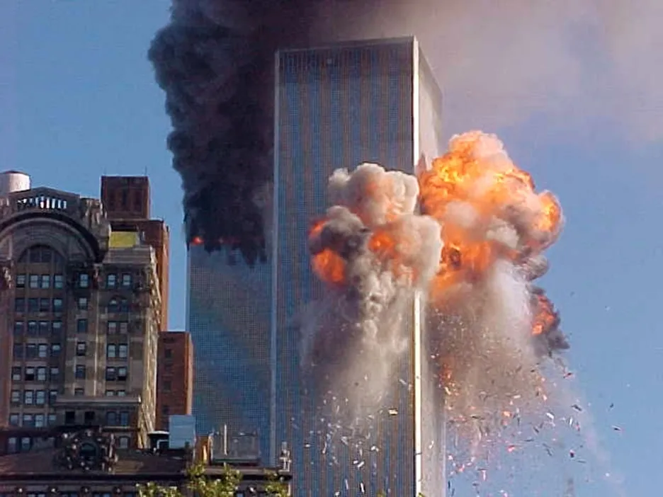 Hořící WTC