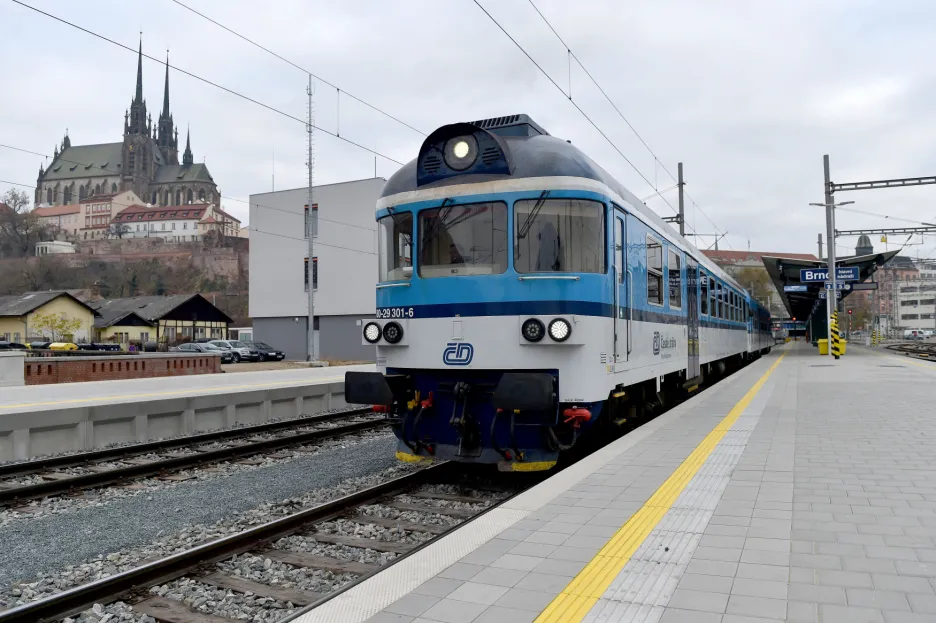 Zrekonstruovaná nástupiště na hlavním vlakovém nádraží v Brně