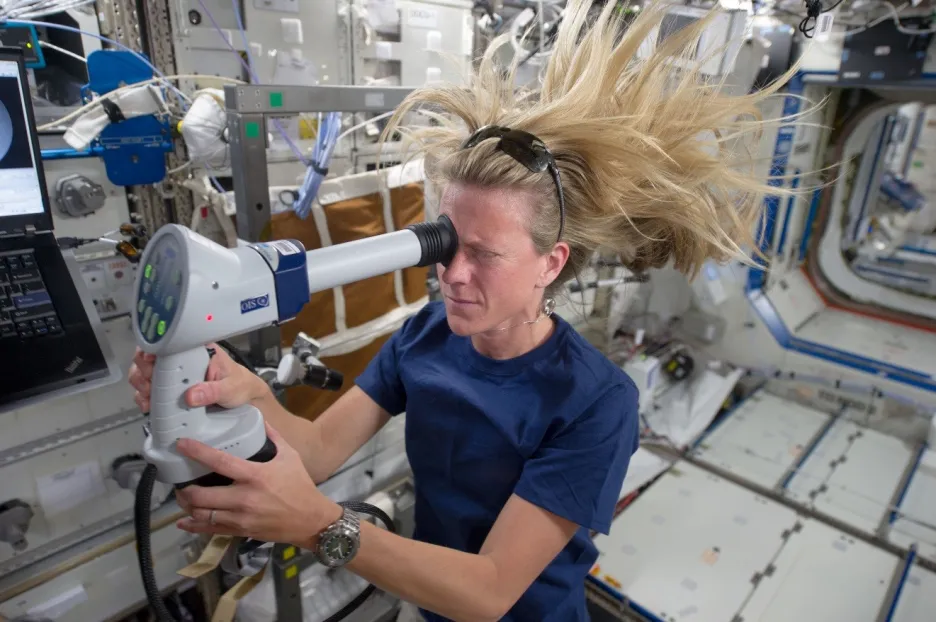 Karen Nybergová na ISS