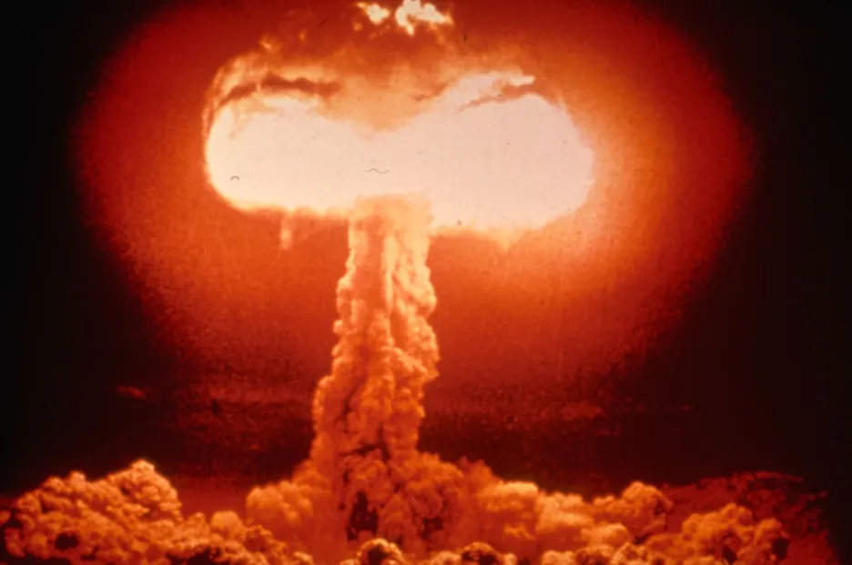 Exploze britské atomové bomby