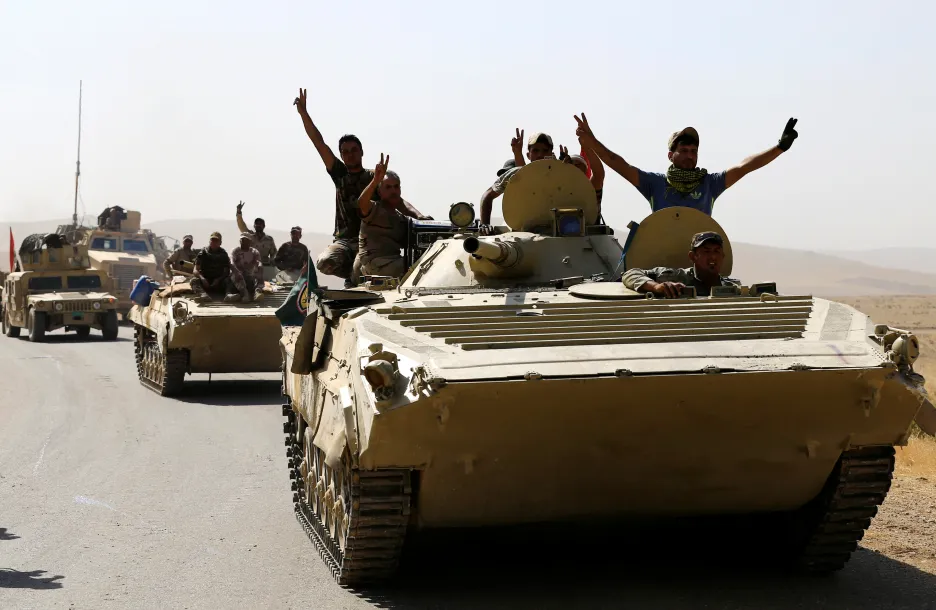 Irácká armáda blízko města Tal Afar