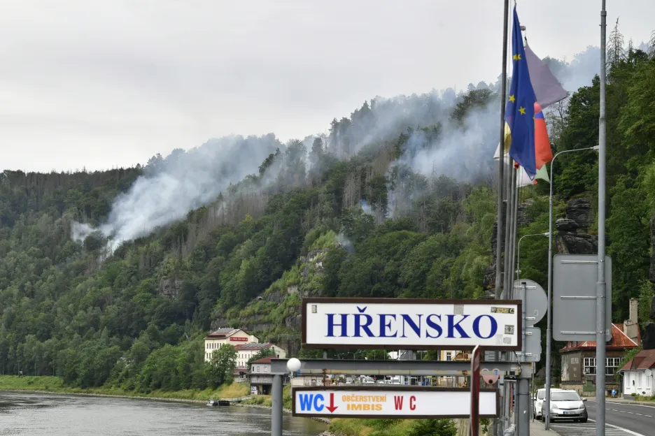 

Turistů v Českém Švýcarsku výrazně ubylo. Požár měl na návštěvnost větší dopad než pandemie

