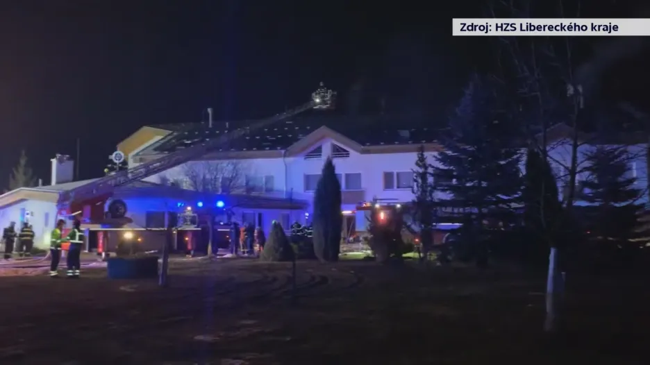 

Při požáru domova pro seniory na Semilsku zemřel jeden člověk

