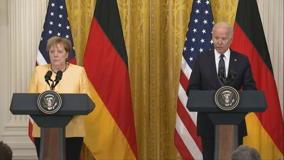 

Biden a Merkelová jednali o klimatu, koronavirové krizi i Nord Streamu 2

