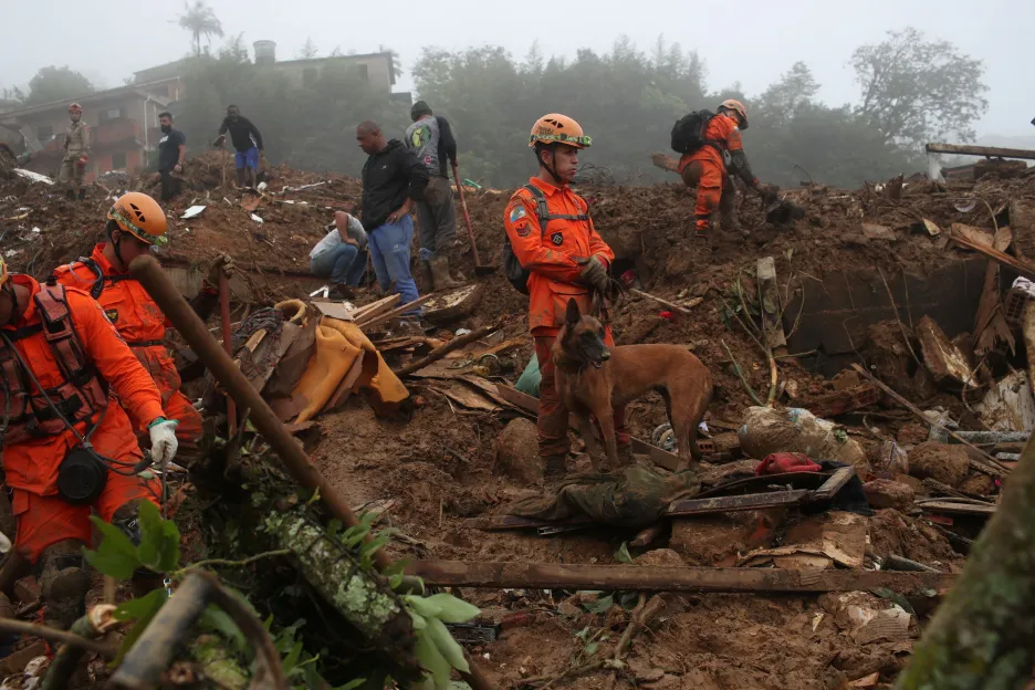 

Lijáky v Brazílii komplikují záchranné práce. Opět způsobily sesuvy půdy

