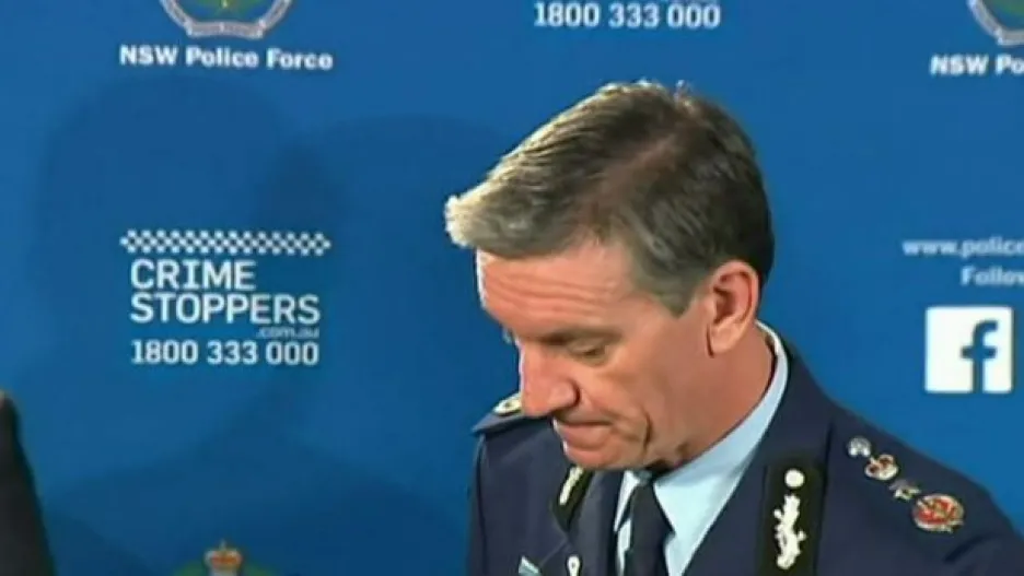 Video Policejní komisař Andrew Scipione k situaci v Sydney
