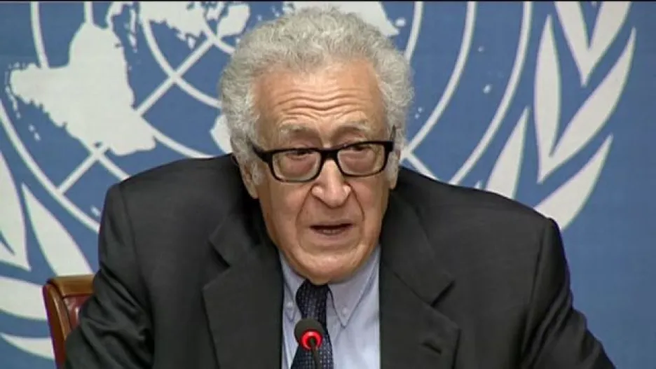 Video Zmocněnec OSN pro Sýrii Lachdar Brahímí končí