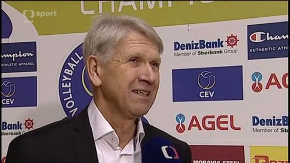 Video Trenér Prostějova Čada hodnotí utkání volejbalové Ligy mistryň s Istanbulem