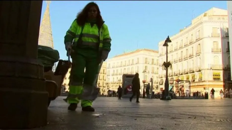 Video Madrid se zbaví odpadků