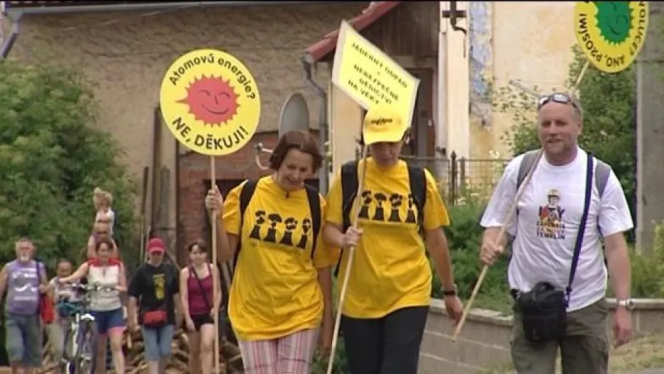 Video Pochod proti jadernému odpadu prošel Pačejovem