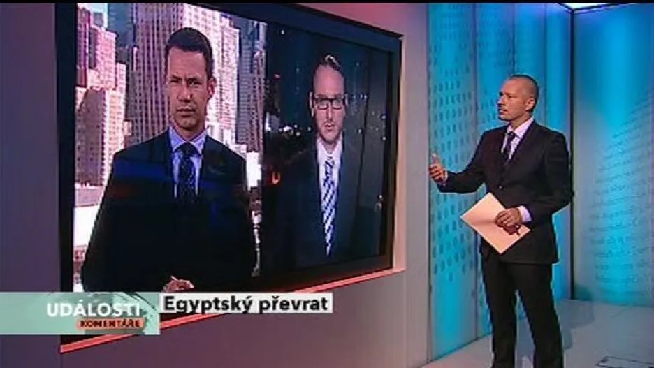 Video Egyptský převrat tématem Událostí, komentářů