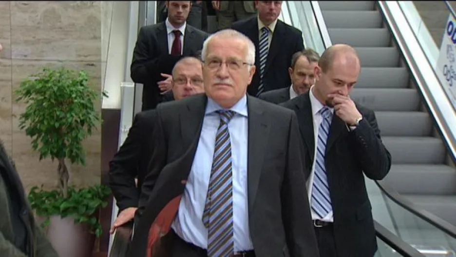 Video Václav Klaus obhajuje amnestii