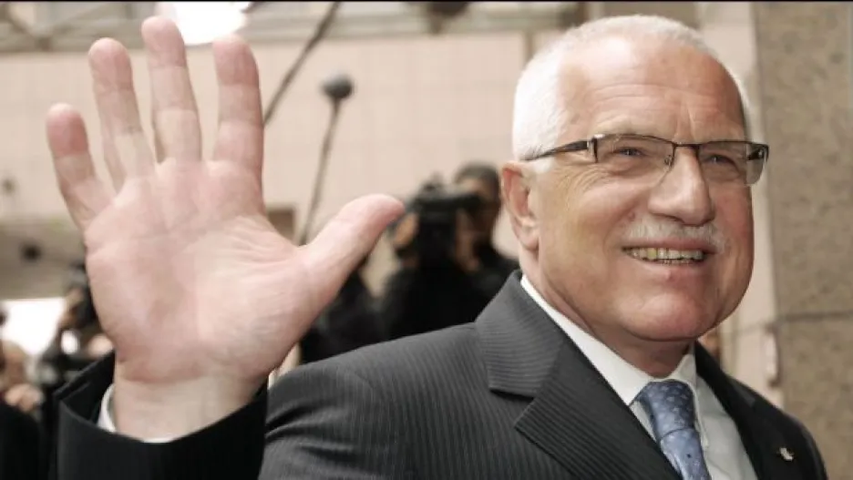 Video Václava Klause čeká poslední týden v úřadě
