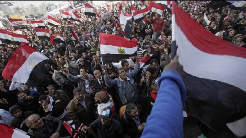 Video Rok od začátku protestů v Egyptě