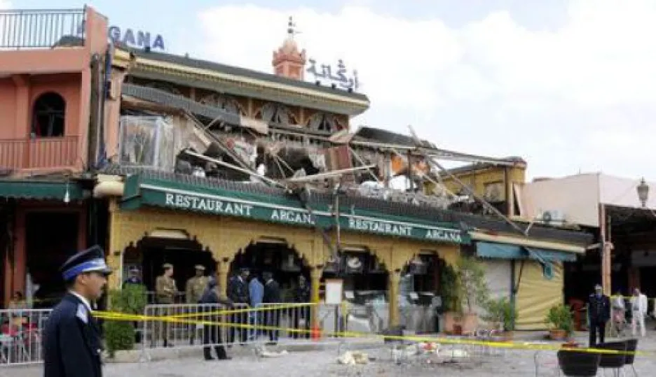 Video Bombový útok v marocké kavárně