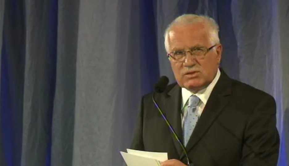 Video Projev Václava Klause