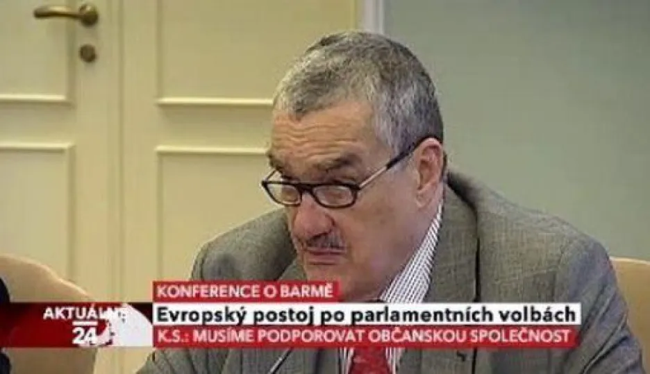 Video Tisková konference Václava Havla a Karla Schwarzenberga
