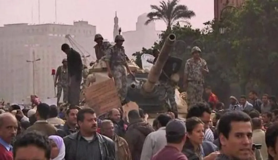 Video Události o nepokojích v Egyptě