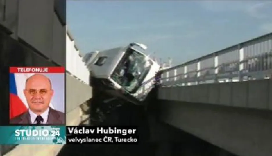 Video Telefonát českého velvyslance Václava Hubingera