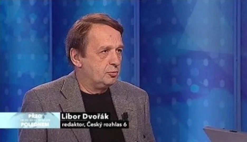Video Redaktor ČRo Libor Dvořák ve Studiu ČT24