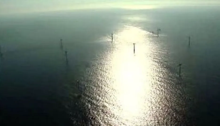 Video První německá větrná elektrárna na moři