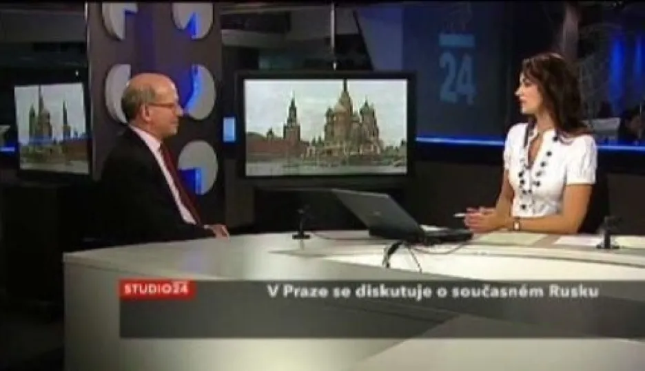 Video Studio ČT24 - V Praze se diskutuje o současném Rusku